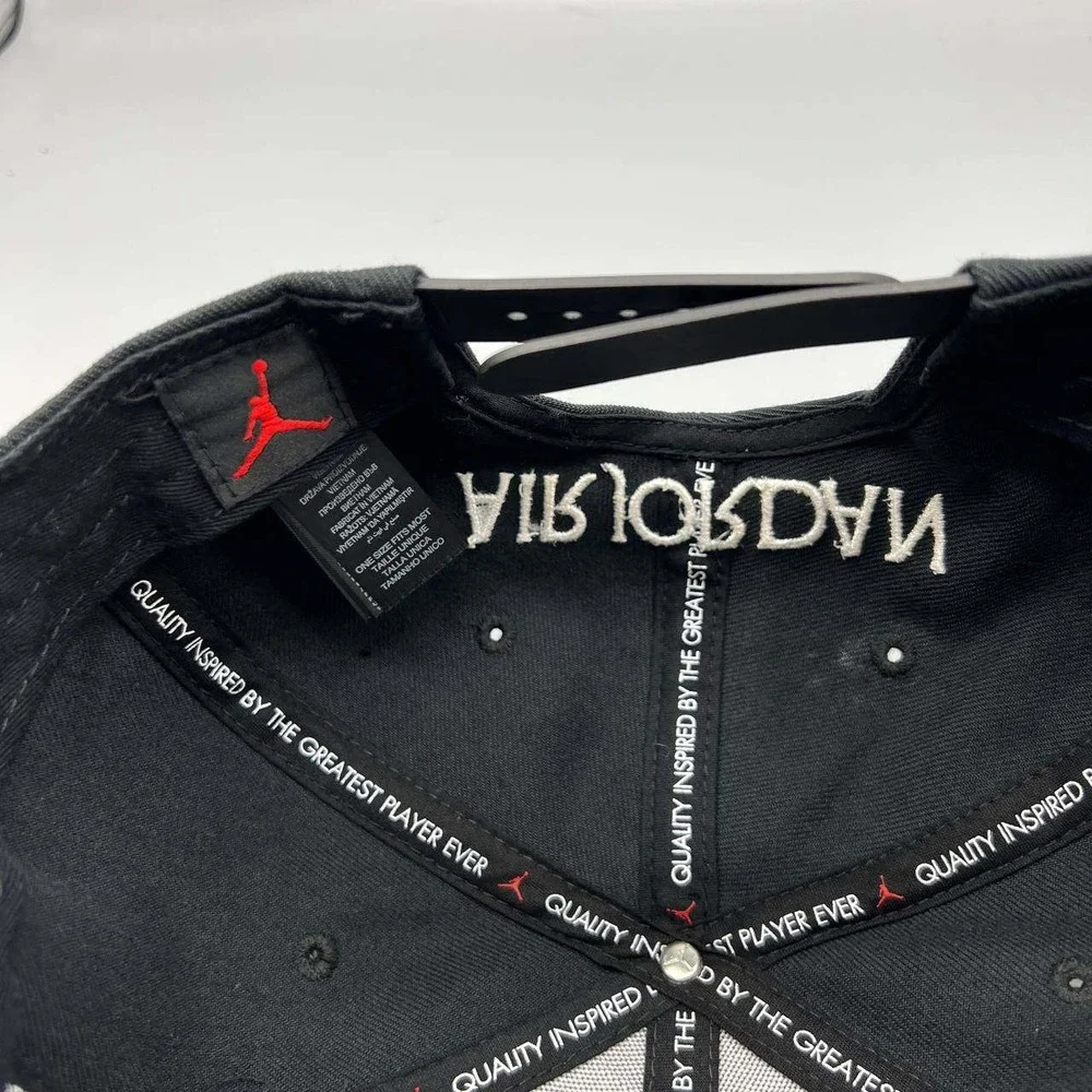 Air Jordan Pro Hat Men Black Embroidered Jumpman Nike Air‎ Snap Back Cap